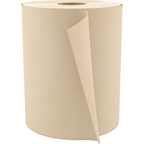 Cascades PRO Select Hardwound Paper Towels - 1 Ply - 7.80" x 600 ft - Natural - Fiber Paper - 12 / Carton