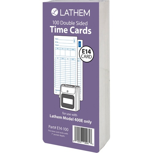 Picture of Lathem Model 400E Double Sided Time Cards