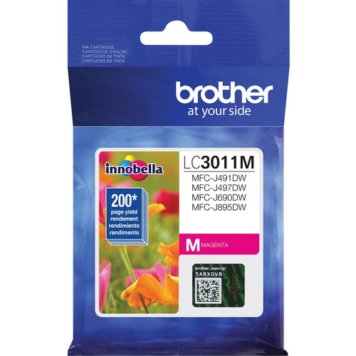 Brother LC3011MS Original Ink Cartridge - Single Pack - Magenta - Inkjet - Standard Yield - 200 Pages - 1 Each