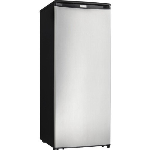 Danby Designer 8.5 cu. ft. Upright Freezer - 8.50 ft³ - Manual Defrost - Reversible - 8.50 ft³ Net Freezer Capacity - Stainless Steel