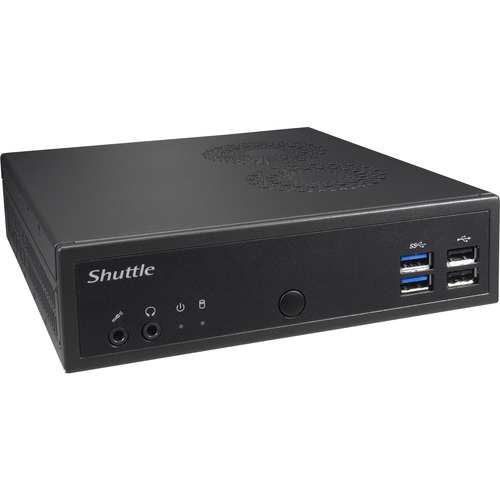 Shuttle XPC slim DH02U5 Desktop Computer - Intel Core i5 7th Gen i5-7200U 2.50 GHz - 8 GB RAM DDR4 SDRAM - 120 GB SSD - Slim PC - Black - Windows 10 64-bit - NVIDIA GeForce GTX 1050 4 GB