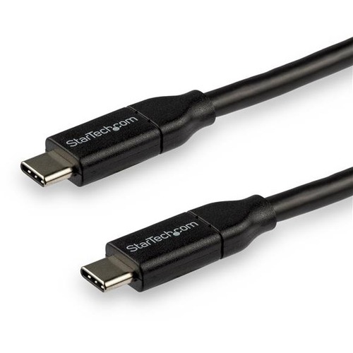 StarTech.com 3m 10 ft USB C to USB C Cable w/ 5A PD - M/M - USB 2.0 - USB-IF Certified - USB Type C Cable - USB C Charging Cable - USB C PD Cable - Power your USB Type-C devices - 3m USB C to USB C Cable - 3 m USB Type C Cable - 10ft USB C Charging Cable 