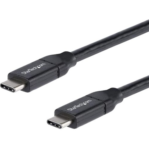 StarTech.com 0.5m USB C to USB C Cable w/ 5A PD - M/M - USB 2.0 - USB-IF Certified - USB Type C Cable - USB C Charging Cable - USB C PD Cable - Power your USB Type-C devices with reduced clutter - 0.5m USB-C to USB-C Cable - 0.5 m USB Type C Cable - 1.5ft