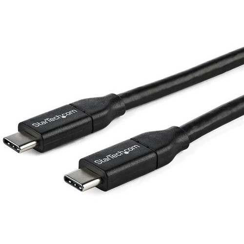 StarTech.com 1m 3 ft USB C to USB C Cable w/ 5A PD - M/M - USB 2.0 - USB-IF Certified - USB Type C Cable - USB C Charging Cable - USB C PD Cable - Power your USB Type-C devices - 1m USB C to USB C Cable - 1 m USB Type C Cable - 3ft USB C Charging Cable - 