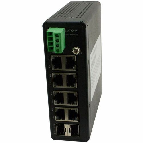 Transition Networks Unmanaged Hardened Gigabit Ethernet Switch - 8 Ports - Gigabit Ethernet - 1000Base-X - 2 Layer Supported - Modular - 2 SFP Slots - Twisted Pair, Optical Fiber - DIN Rail Mountable, Wall Mountable - 5 Year Limited Warranty