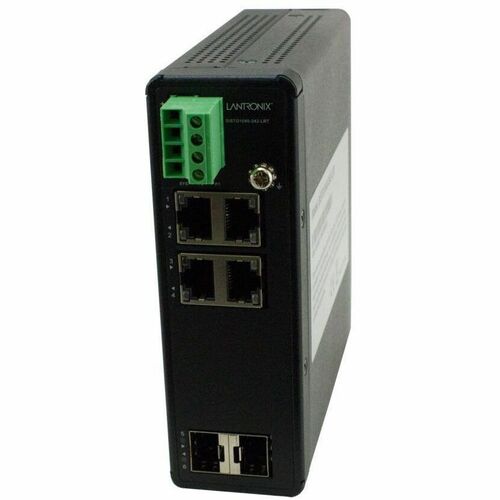 Transition Networks SISTG1040-242-LRT Ethernet Switch - 4 Ports - Gigabit Ethernet - 10/100/1000Base-T - TAA Compliant - 2 Layer Supported - Modular - 2 SFP Slots - Twisted Pair, Optical Fiber - Wall Mountable, DIN Rail Mountable - 5 Year Limited Warranty