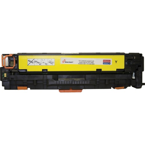 SKILCRAFT Remanufactured Toner Cartridge - Alternative for HP 304A - Yellow - Laser - 2800 Pages - 1 Each