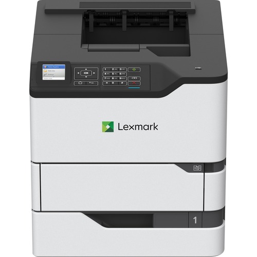 Lexmark B2865dw Desktop Laser Printer - Monochrome - 65 ppm Mono - 1200 x 1200 dpi Print - Automatic Duplex Print - 650 Sheets Input - Ethernet - Wireless LAN - 300000 Pages Duty Cycle - Monochrome Laser Printers - LEX50G0900