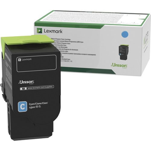 Lexmark Original Toner Cartridge - Cyan - Laser - High Yield - 2300 Pages - 1 Each