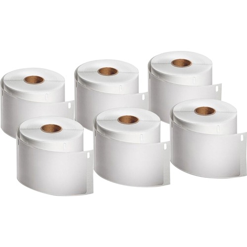 Dymo LabelWriter Labels - 2 1/4" Height x 4" Width - Rectangle - Direct Thermal - White - 1800 / Pack