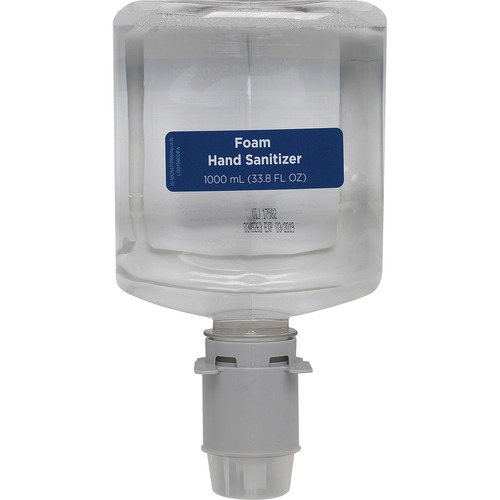 Pacific Blue Ultra Hand Sanitizer Foam Refill - 33.8 fl oz (1000 mL) - Touchless Dispenser - Kill Germs - Hand - Moisturizing - Clear - Bio-based, Dye-free, Fragrance-free - 3 / Carton