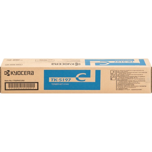 Kyocera TK-5197C Original Laser Toner Cartridge - Cyan - 1 Each - 7000 Pages