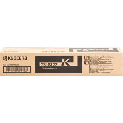 Kyocera TK-5207K Original Laser Toner Cartridge - Black - 1 Each - 18000 Pages