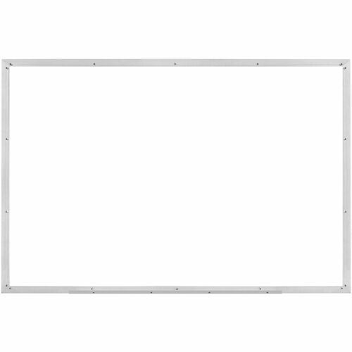 Lorell Aluminum Frame Dry-erase Board - 72" (6 ft) Width x 48" (4 ft) Height - White Styrene Surface - Silver Aluminum Frame - Rectangle - 1 Each - Dry-Erase Boards - LLR00502