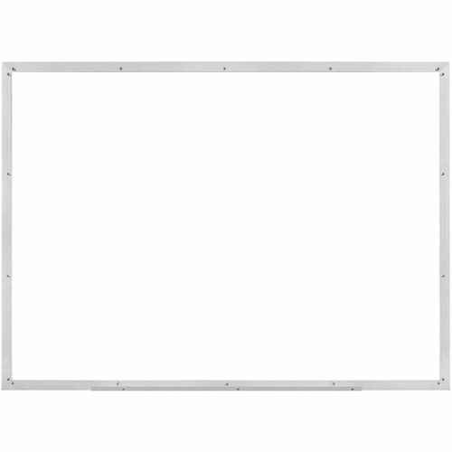 Lorell Aluminum Frame Dry-erase Board - 48" (4 ft) Width x 36" (3 ft) Height - White Styrene Surface - White Aluminum Frame - Rectangle - 1 Each = LLR00587