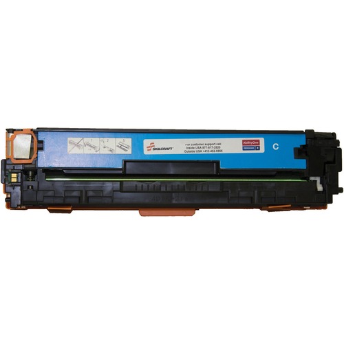 SKILCRAFT Remanufactured Laser Toner Cartridge 304A (CC531A) - Cyan - 1 Each - 2800 Pages
