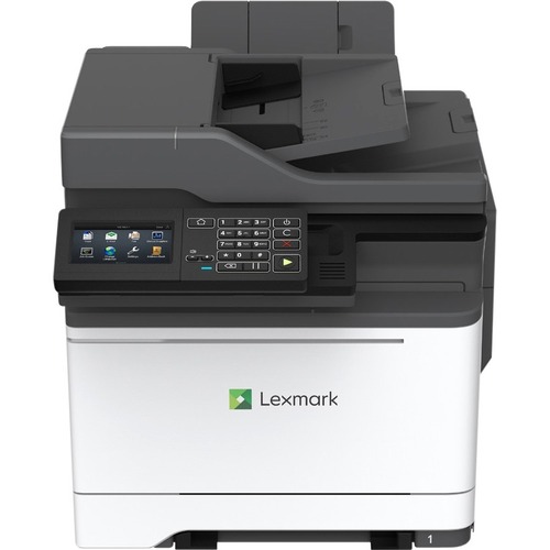 Lexmark CX522ade Laser Multifunction Printer-Color-Copier/Fax/Scanner-35 ppm Mono/35 ppm Color Print-2400x600 Print-Automatic Duplex Print-85000 Pages Monthly-251 sheets Input-Color Scanner-1200 Optical Scan-Color Fax-Gigabit Ethernet - Copier/Fax/Printer