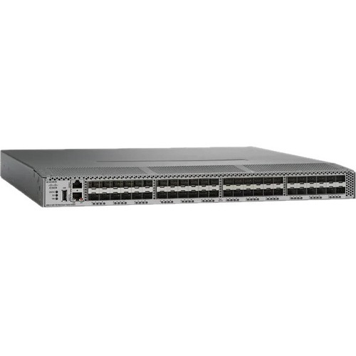 Cisco MDS 9148T 32-Gbps 48-Port Fibre Channel Switch - 32 Gbit/s - 24 Fiber Channel Ports - Manageable - Rack-mountable - 1U - Redundant Power Supply