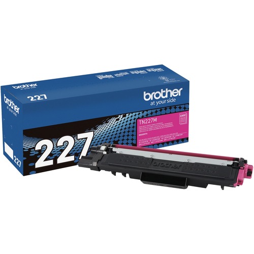 Brother Genuine TN-227M High Yield Magenta Toner Cartridge - 2300 Pages