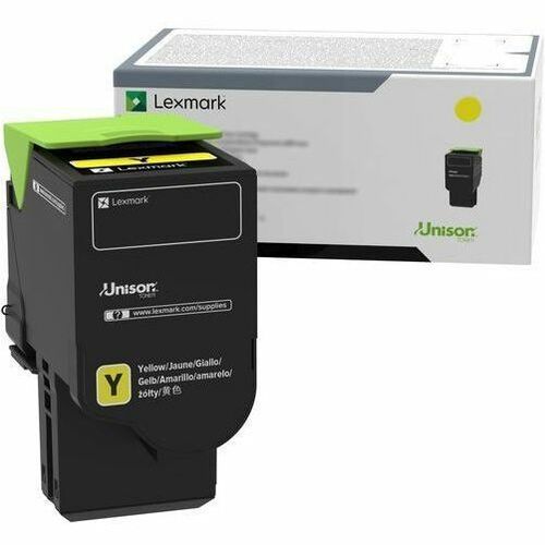 Lexmark Unison Original Extra High Yield Laser Toner Cartridge - Yellow Pack - 5000 Pages