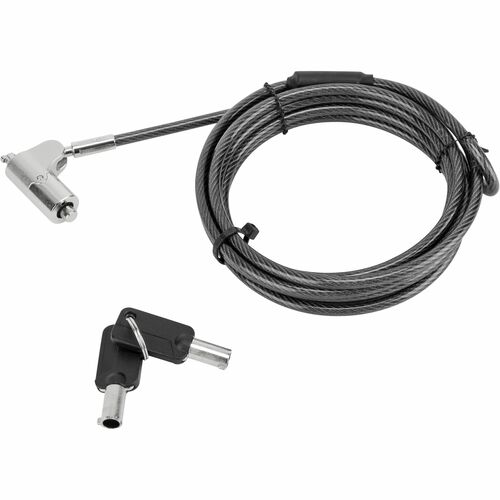 Targus DEFCON Compact Master Keyed Cable Lock - 25 Pack - Black - Galvanized Steel - 6.50 ft - For Notebook