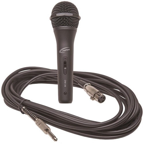 Califone DM-39 Wired Microphone - 30 ft - 50 Hz to 15 kHz -75 dB - Cardioid - Handheld - XLR