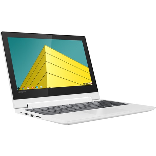 Lenovo Chromebook C330 81HY0000US 11.6" Touchscreen Chromebook - 4 GB - 64 GB Flash Memory - English (US) Keyboard - Blizzard White - MediaTek M8173C Chip - 1366 x 768 - ChromeOS - Imagination Technologies PowerVR GX6250 - In-plane Switching (IPS) Technol