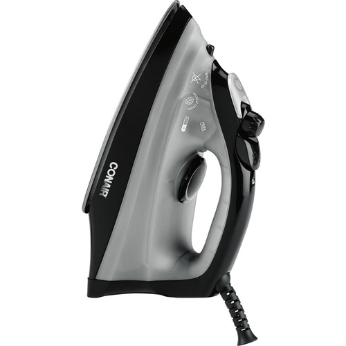 Conair Compact Full-Feature Steam and Dry Iron - Automatic Shut Off - 1200 W - Black