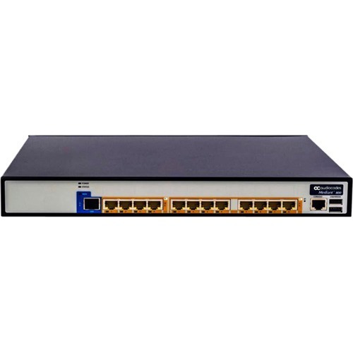 AudioCodes Mediant 800C VoIP Gateway - 12 x RJ-45 - Gigabit Ethernet, Fast Ethernet - E-carrier, T-carrier - 1U High - Rack-mountable, Desktop