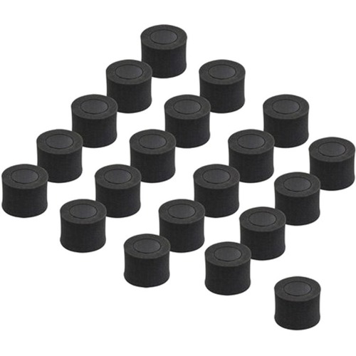 Hamilton Buhl NoiseOff Replacement Foams, Pack of 20 (HGRF20) - 20 / Pack - Black - Foam