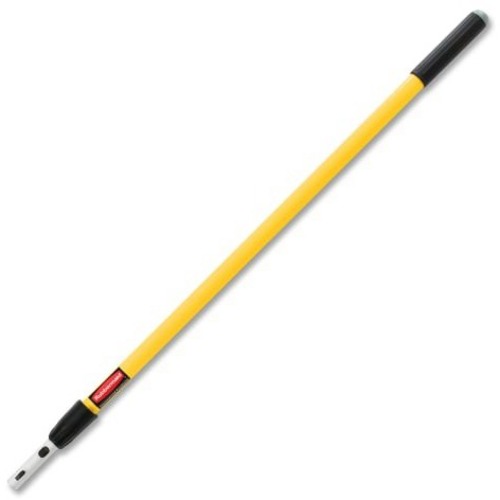 Rubbermaid Straight Extension Mop Handle - 72" Length - Yellow - Aluminum - 1 Each