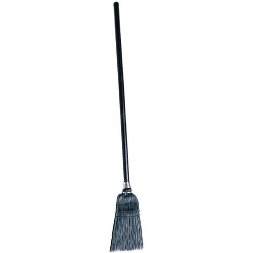 Rubbermaid Commercial Executive Series Lobby Broom, Wood Handle, Black - Synthetic Bristle - 7" (177.80 mm) Overall Length - 1 Each = RUB294512