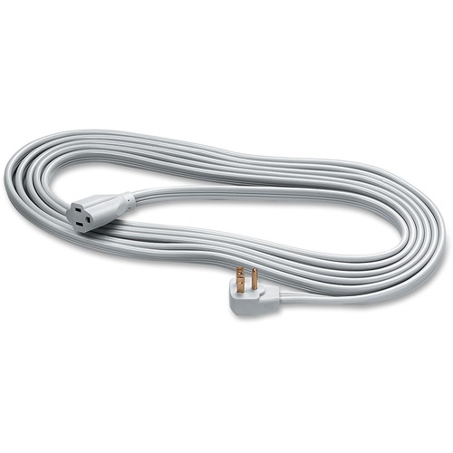 Heavy Duty Indoor 15' Extension Cord - 125 V AC / 15 A - Gray - 15 ft Cord Length - 1 - Extension Cords - FEL99596