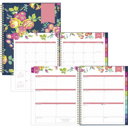 Blue Sky Day Designer Weekly/Monthly Planner Julian Dates Weekly