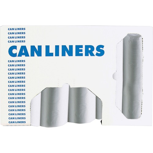 Heritage High Density Coreless Can Liner - 30" Width x 37" Length x 0.31 mil (8 Micron) Thickness - High Density - Natural - Polyethylene - Multipurpose - 25 Roll - 20 / Carton