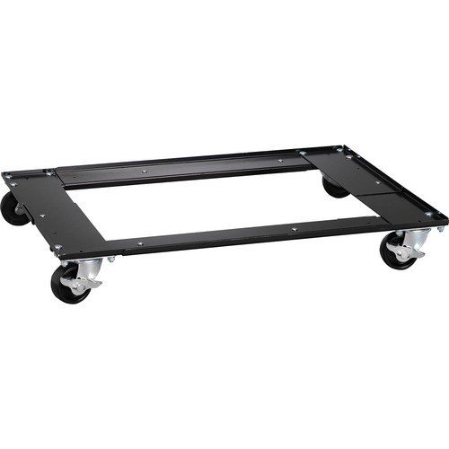 Lorell Commercial Cabinet Dolly - Metal - x 42" Width x 24" Depth x 4" Height - Black - 1 Each - Hand Trucks & Dollies - LLR59708