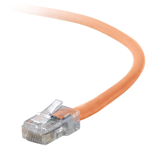 Belkin Cat5e Patch Cable - RJ-45 Male - RJ-45 Male - 15ft - Orange