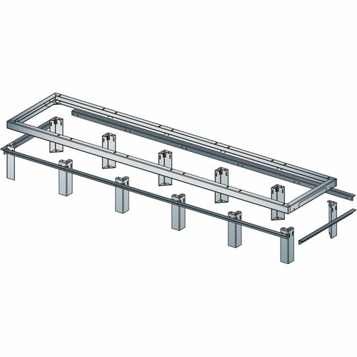 Middle Atlantic GANGLE SERIES, GANGLE-2-36 - Floor Standing - Black Powder Coat - Steel