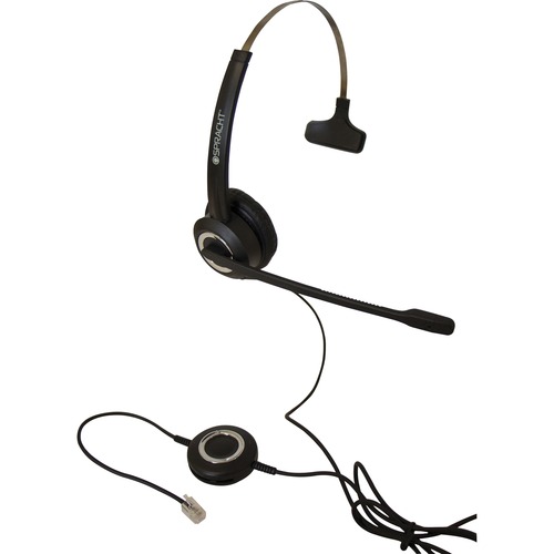 Spracht ZUMRJ9M Headset - Mono - RJ-9 - Wired - Over-the-head - Monaural