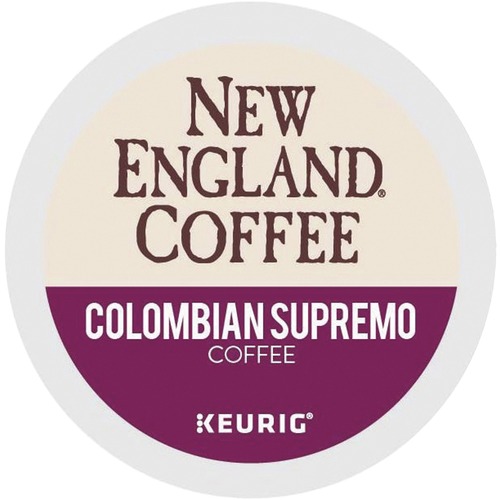 New England Coffee® K-Cup Colombian Supremo Coffee - Medium - 24 / Box