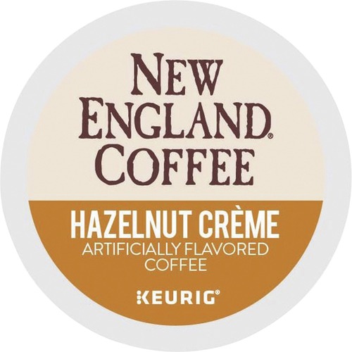 New England Coffee® K-Cup Hazelnut Creme Coffee - Medium - 24 / Box