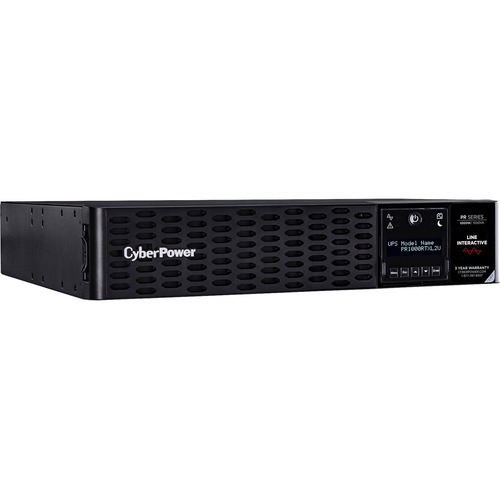 CyberPower PR1000RTXL2U New Smart App Sinewave UPS Systems - 1000VA/1000W, 120 VAC, NEMA 5-15P, 2U, Rack / Tower, Sine Wave, 8 Outlets, LCD, PowerPanel® Business, $400000 CEG, 3YR Warranty