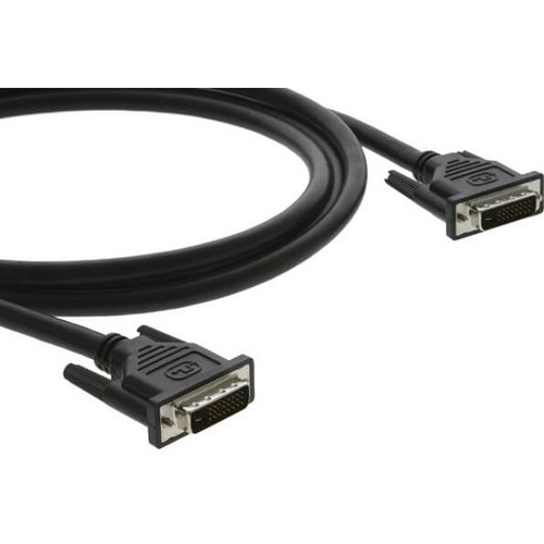 Kramer DVI-D (M) to DVI-D (M) Dual Link Cable - 1.50 ft DVI-D Video Cable for Monitor, Projector, Video Device - First End: 1 x 25-pin DVI-D (Dual-Link) Digital Video - Male - Second End: 1 x 25-pin DVI-D (Dual-Link) Digital Video - Male - Supports up to 