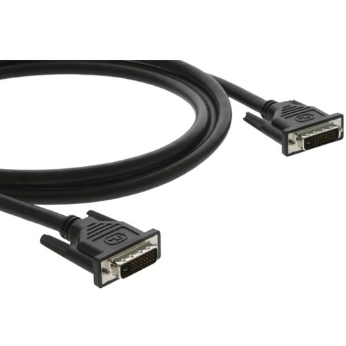 Kramer DVI-D (M) to DVI-D (M) Dual Link Cable - 25 ft DVI-D Video Cable for Video Device, Monitor, Projector - First End: 1 x 25-pin DVI-D (Dual-Link) Digital Video - Male - Second End: 1 x 25-pin DVI-D (Dual-Link) Digital Video - Male - Supports up to 25