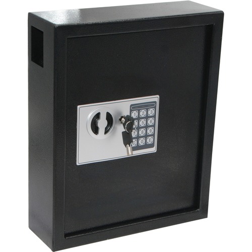 Royal Sovereign Electronic Key Cabinet - Electronic Lock - for Key - Overall Size 3.9" x 11.8" x 14.2" - Gray - Steel - Safes - RSIKMCG48EL