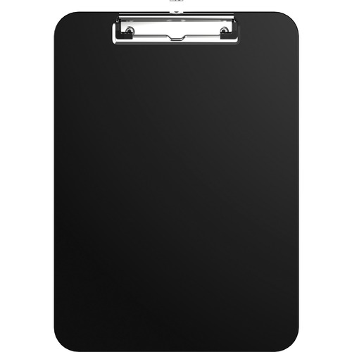 Business Source Shatterproof Clipboard - 8 1/2" x 11" - Plastic - Black - 1 Each
