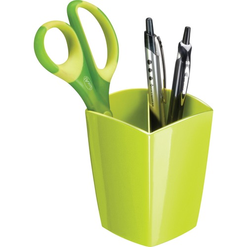 CEP Large Pencil Cup - 3.8" x 2.9" x 2.9" x - Polystyrene - 1 Each - Green