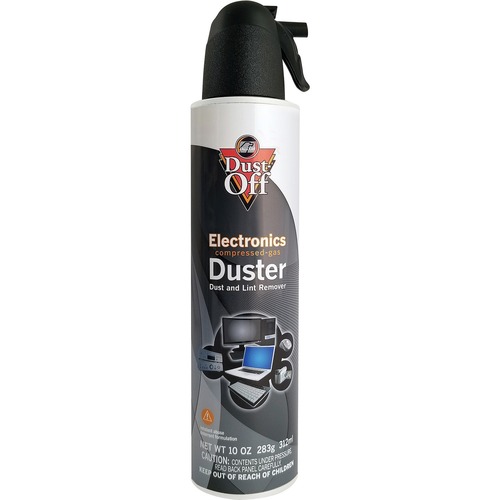 Dust-Off Compressed Gas Duster - For Multipurpose - 10 oz - 6 / Pack - Gray