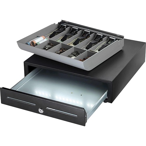 Point Of Sale Money Handling Mmfc04 Black Mmf Cash Drawer Tray With Locking Cover 1 Sultec Com Uy