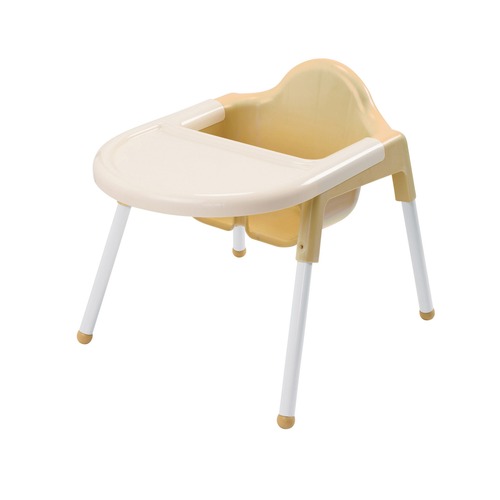 Angeles Infant Feeding Chair - Four-legged Base - Off White - 7" Seat Depth - 22" Length x 16" Width - 19" Height - 1 Each